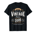 2005 Label 21St Birthday Gift 21 T-Shirt - Minimalist Print for Adults - T-Shirt, Sweatshirt, Hoodie