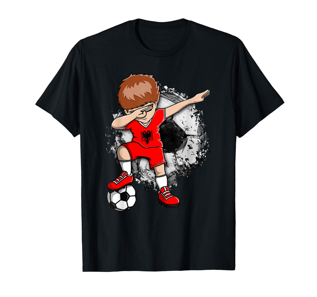 Dabbing Soccer Albania Jersey Albanian T-Shirt - Streetwear Style Unisex - T-Shirt, Sweatshirt, Hoodie
