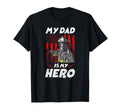 Firefighter Son Usa American Flag My T-Shirt - Custom Art Print for Adults - T-Shirt, Sweatshirt, Hoodie