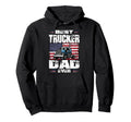 Funny Truck Driver Best Trucker Dad Ever Hoodie - Unique Graphic Men Women - T-Shirt, Sweatshirt, Hoodie