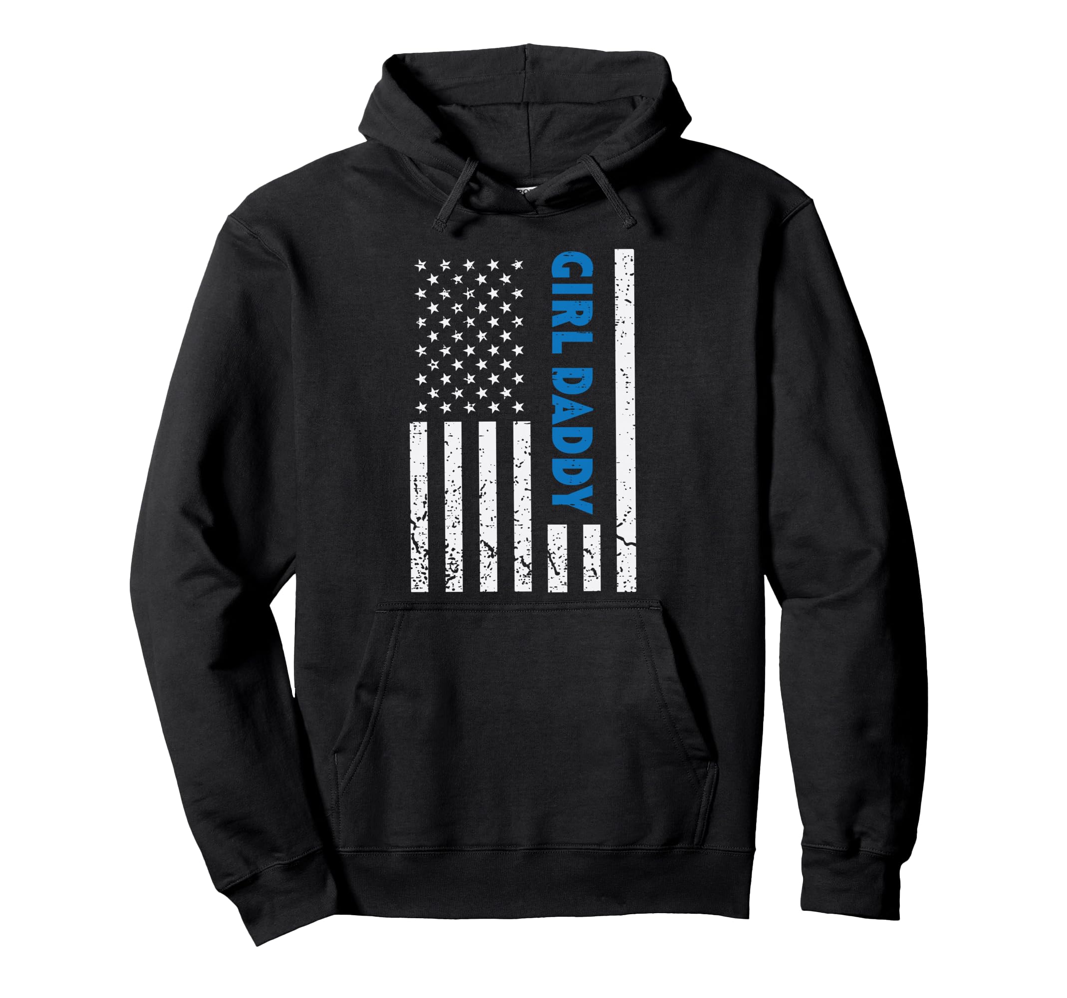 Fathers Day Daddy Us Flag Dad Papa Dada Hoodie - Aesthetic Graphic Unisex - T-Shirt, Sweatshirt, Hoodie