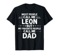 Leon Gift Name Funny Fathers Day T-Shirt - Minimalist Print Unisex - T-Shirt, Sweatshirt, Hoodie