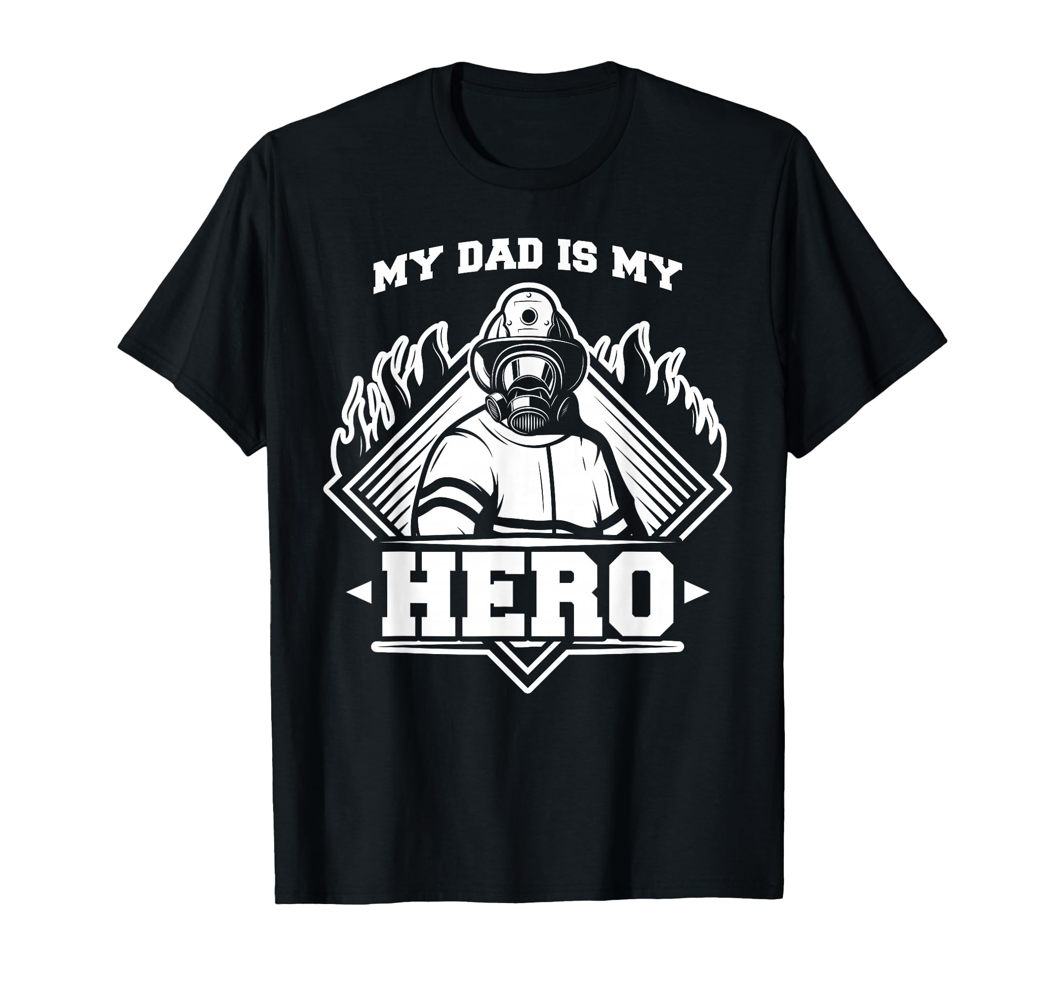 My Firefighter Dad Is My Hero Daughter T-Shirt - Trendy Graphic Men Women - T-Shirt, Sweatshirt, Hoodie