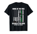 Support Military American Flag Thin T-Shirt - Novelty Apparel Men Women - T-Shirt, Sweatshirt, Hoodie