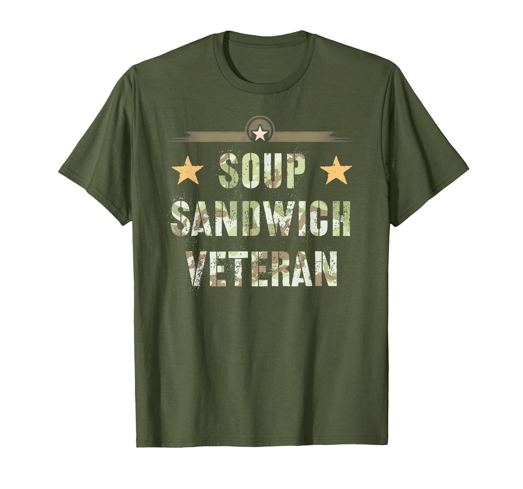 Soup Sandwich Veteran Proud Corps T-Shirt - Fun Novelty Design for Adults - T-Shirt, Sweatshirt, Hoodie