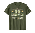 Soup Sandwich Veteran Proud Corps T-Shirt - Fun Novelty Design for Adults - T-Shirt, Sweatshirt, Hoodie