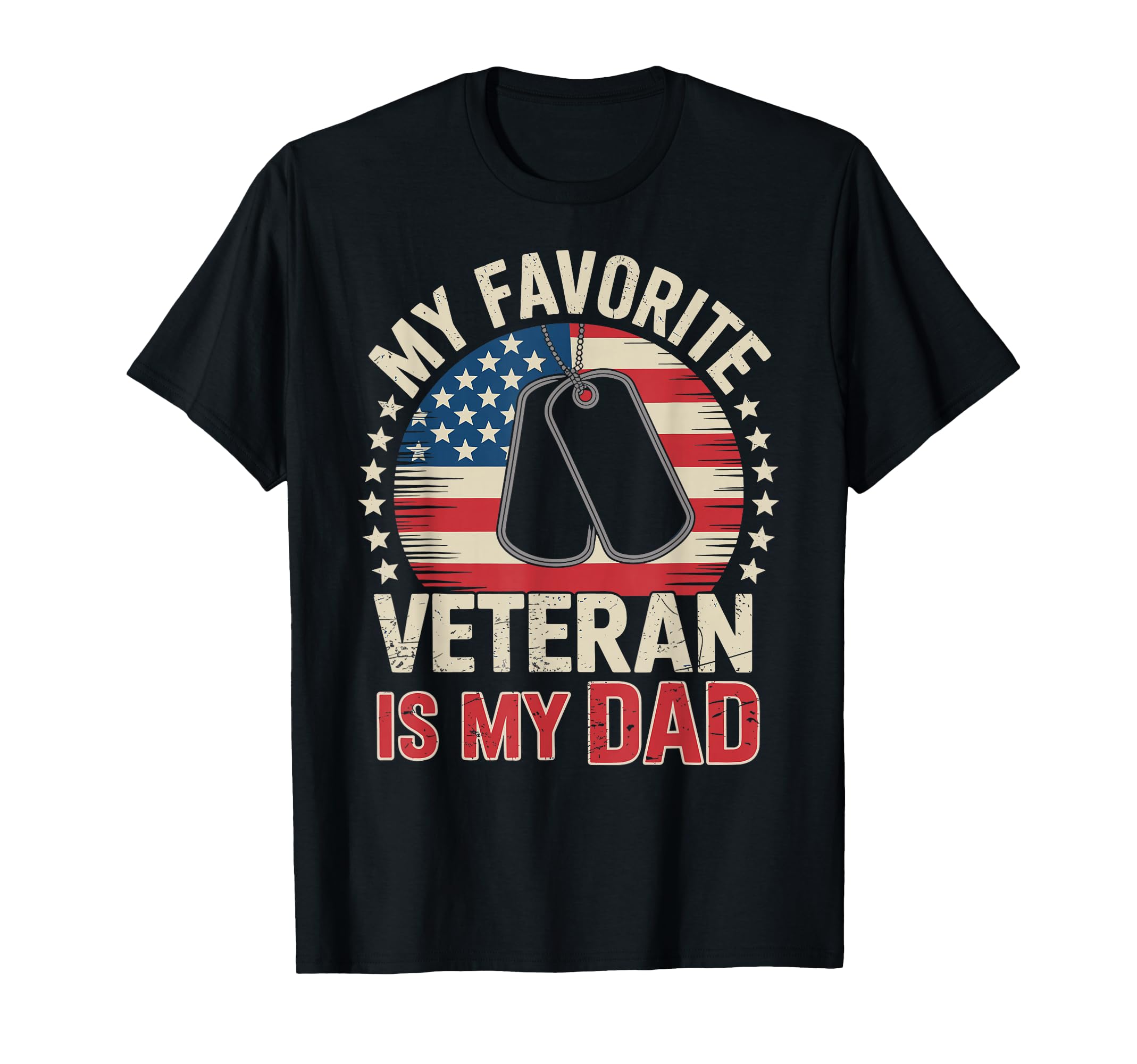 Veteran Usa Flag My Favorite Veteran T-Shirt - Fun Novelty Design Unisex - T-Shirt, Sweatshirt, Hoodie
