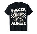 Soccer Auntie Funny Coquette Bow T-Shirt - Streetwear Style for Adults - T-Shirt, Sweatshirt, Hoodie