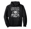 I May Be His Little Sister Biggest Fan Soccer Hoodie - Graphic Print Unisex - T-Shirt, Sweatshirt, Hoodie