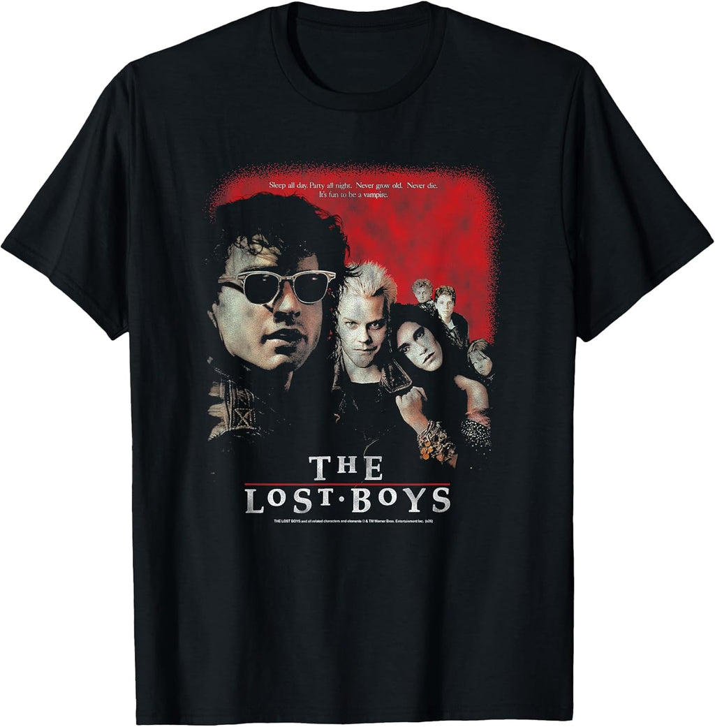 Distressed Movie Poster 80's Vampire Horror - Adult & Kids T-Shirts, Sweatshirts & Hoodies apparel design preview 1