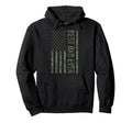 Best Dad Ever American Us Camouflage Hoodie - Casual Everyday Wear Unisex - T-Shirt, Sweatshirt, Hoodie