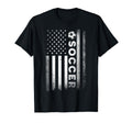 Soccer Player Usa Us American Flag T-Shirt - Minimalist Print Men Women - T-Shirt, Sweatshirt, Hoodie