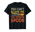 I Survived Wooden Spoon Wooden T-Shirt - Fun Novelty Design for Adults - T-Shirt, Sweatshirt, Hoodie