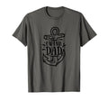 Captain Dad Anchor T-Shirt - Casual Everyday Wear Unisex - T-Shirt, Sweatshirt, Hoodie