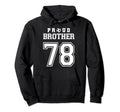 Number 78 Custom Proud Soccer Hoodie - Casual Everyday Wear Men Women - T-Shirt, Sweatshirt, Hoodie