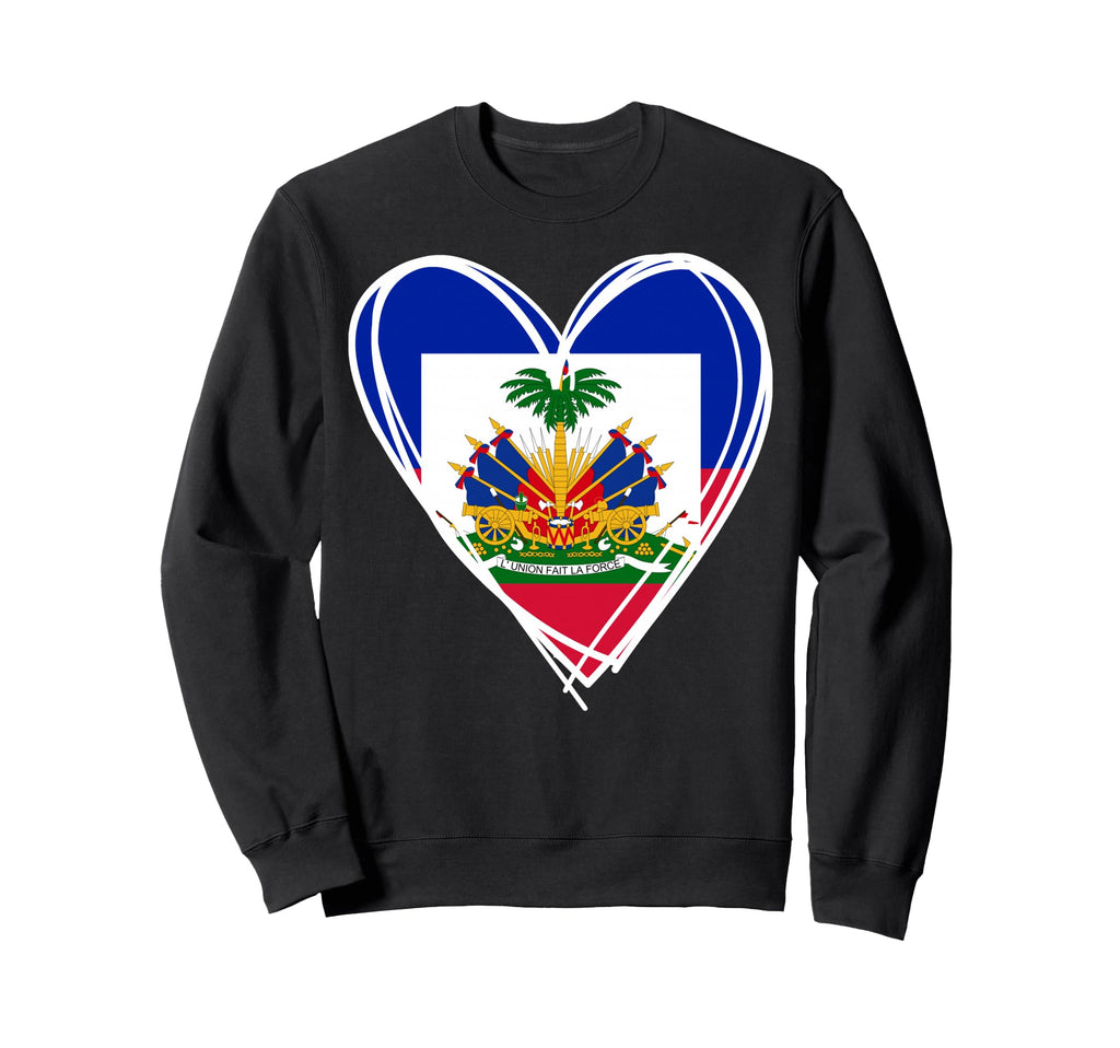 Proud To Be Haitian Mom Dad Haiti Sweatshirt - Custom Art Print Unisex - T-Shirt, Sweatshirt, Hoodie