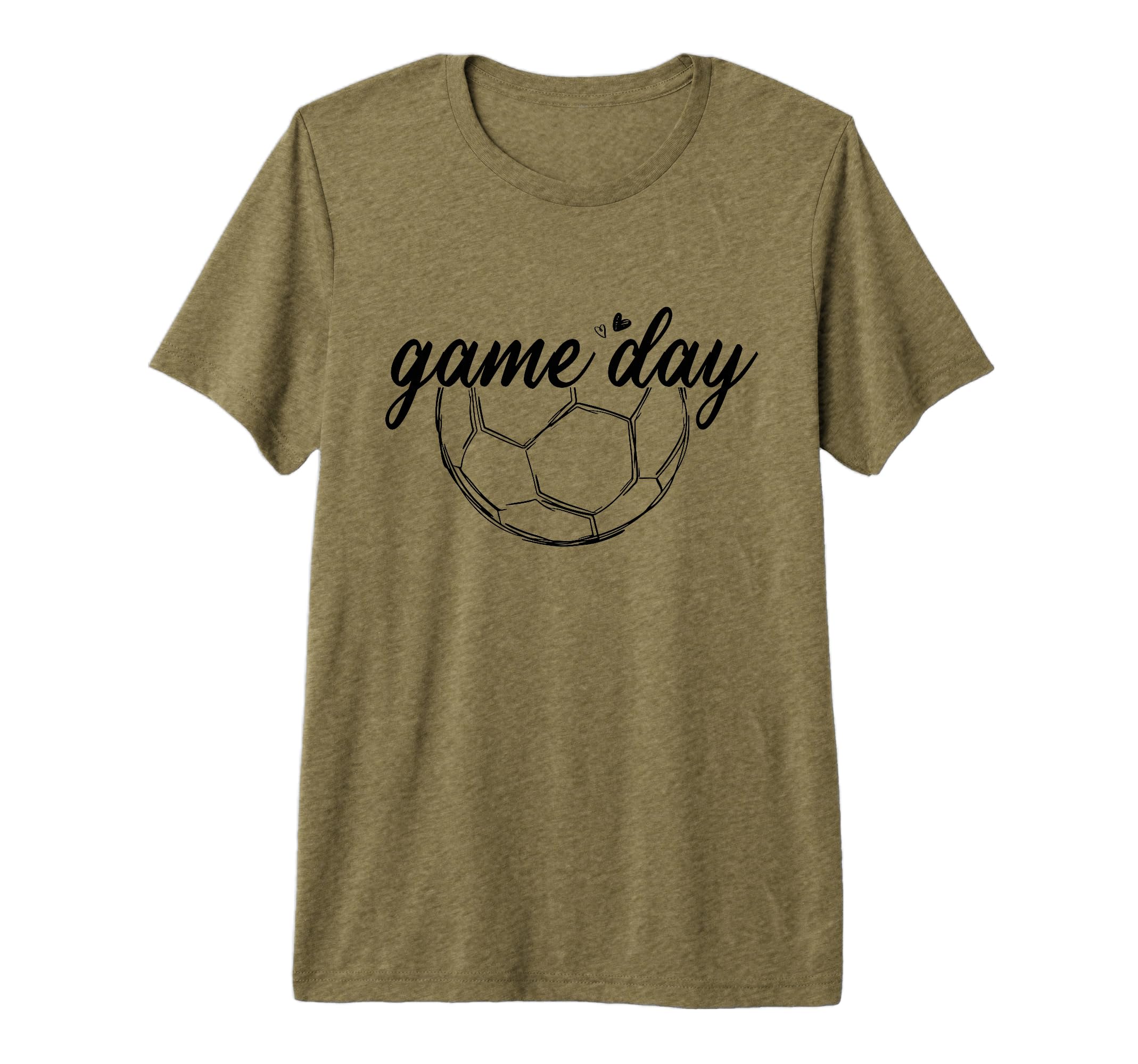 Game Day Soccer Tri Blend T-Shirt - Casual Everyday Wear for Adults - T-Shirt, Sweatshirt, Hoodie