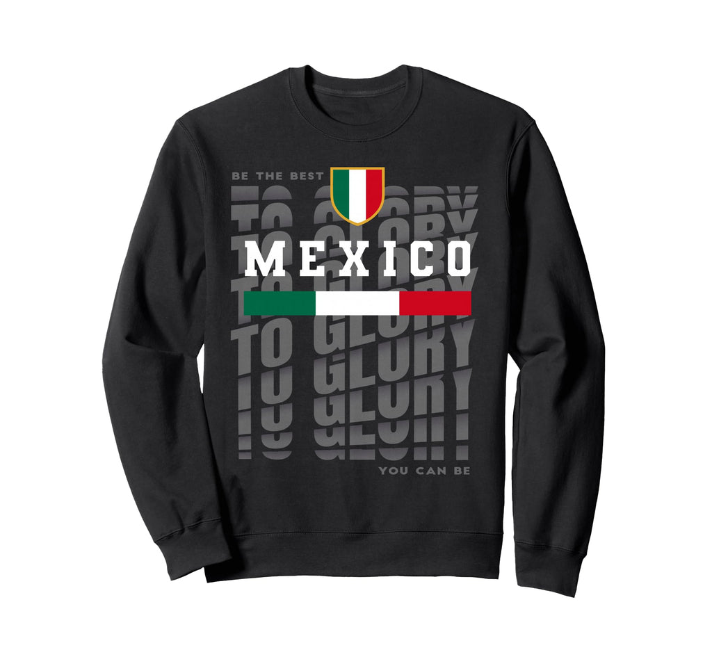 Mexico Soccer Football Flag Sweatshirt - Custom Art Print for Adults - T-Shirt, Sweatshirt, Hoodie