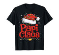 Papi Claus Santa Hat Lights T-Shirt - Novelty Apparel for Adults - T-Shirt, Sweatshirt, Hoodie