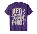 Here Piggy Piggy Boar Hunting Pig Hog T-Shirt - Minimalist Print Unisex - T-Shirt, Sweatshirt, Hoodie