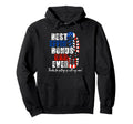 Best Bonus Dad Ever Funny Military Hoodie - Minimalist Print Men Women - T-Shirt, Sweatshirt, Hoodie
