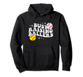 Busy Raising Ballers Softball Baseball Hoodie - Unique Graphic Men Women - T-Shirt, Sweatshirt, Hoodie