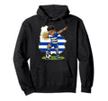 Uruguay Soccer Dab Flag Hoodie - Streetwear Style Unisex - T-Shirt, Sweatshirt, Hoodie