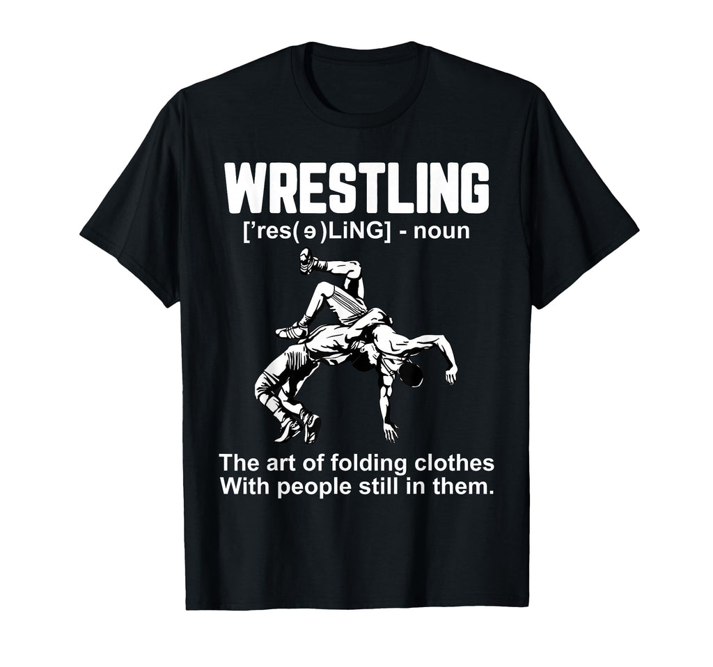 Funny Wrestling Definition Art Folding T-Shirt - Aesthetic Graphic Unisex - T-Shirt, Sweatshirt, Hoodie