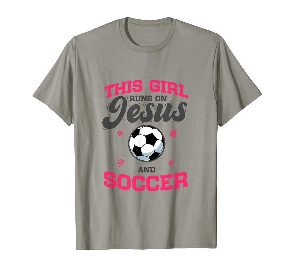 Christian Soccer Player This Runs Jesus T-Shirt - Trendy Graphic Unisex - T-Shirt, Sweatshirt, Hoodie