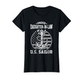 Proud Daughter Law Us Sailor Flag Usa T-Shirt - Unique Graphic Unisex - T-Shirt, Sweatshirt, Hoodie