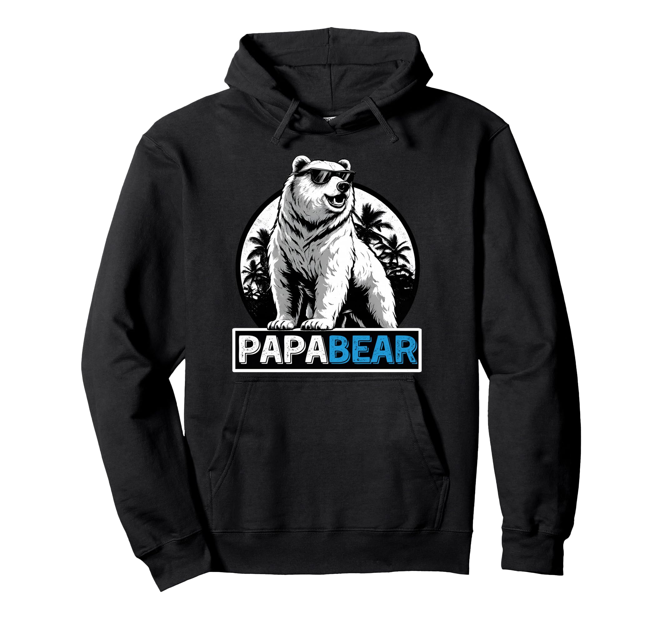 Papabear Father Life Bear Lover Hoodie - Aesthetic Graphic for Adults - T-Shirt, Sweatshirt, Hoodie