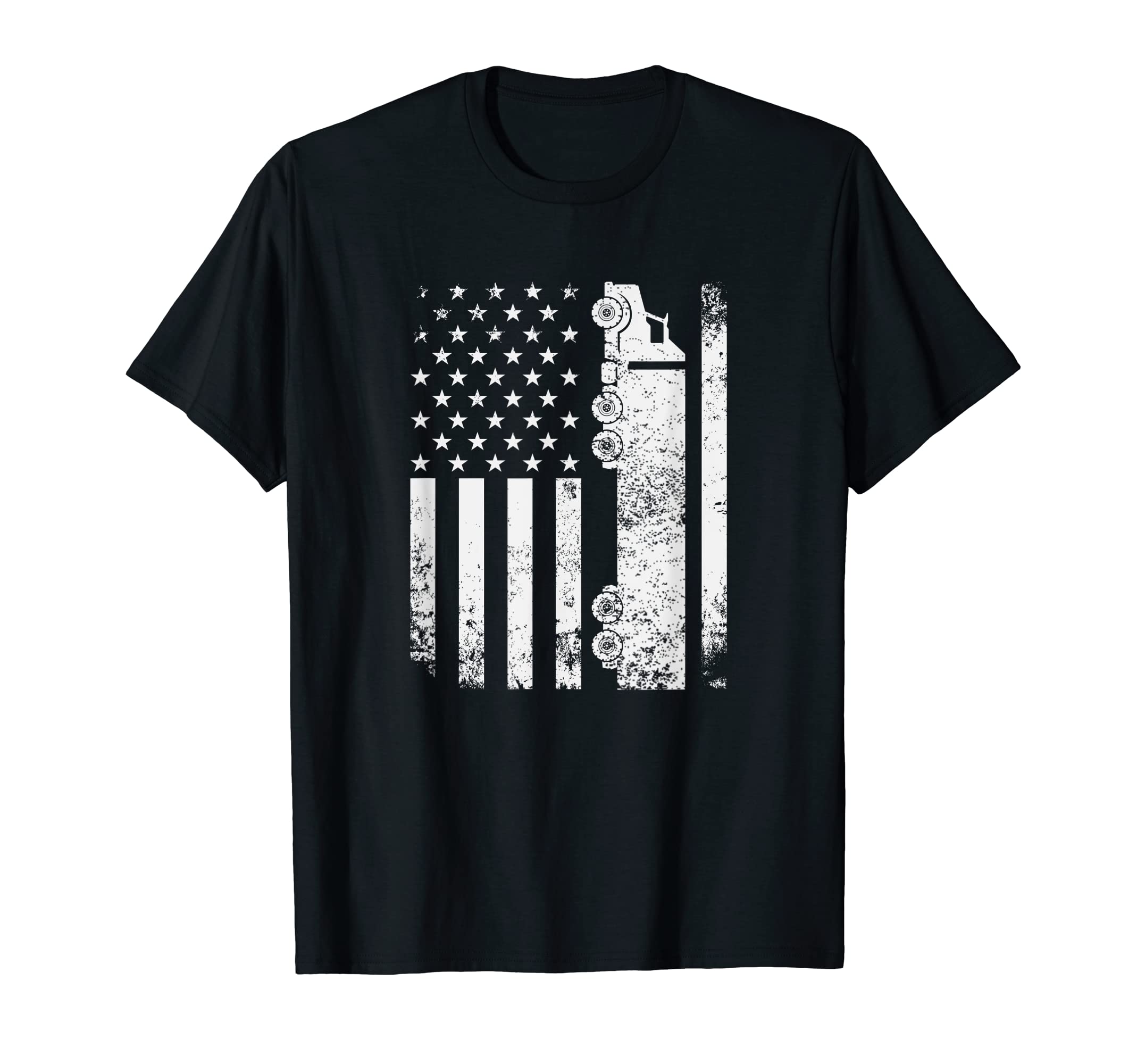 Trucker American Flag Usa Patriotic T-Shirt - Aesthetic Graphic Unisex - T-Shirt, Sweatshirt, Hoodie