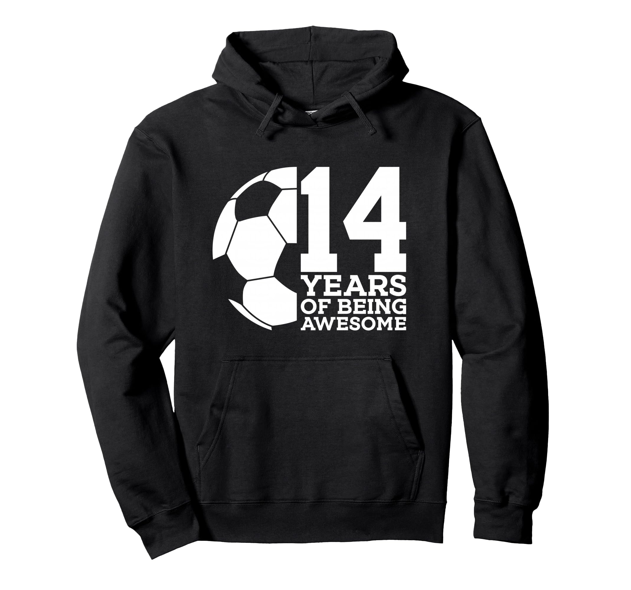 14 Years Being Awesome Soccer 14Th Hoodie - Custom Art Print Men Women - T-Shirt, Sweatshirt, Hoodie