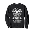 My Grandson Soccer Grandpa Soccer Sweatshirt - Minimalist Print Unisex - T-Shirt, Sweatshirt, Hoodie