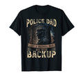 Police Dad Law Enforcement Cop T-Shirt - Minimalist Print Men Women - T-Shirt, Sweatshirt, Hoodie