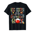 Big Sister Birthday Fishing Family Matching T-Shirt - Graphic Print Unisex - T-Shirt, Sweatshirt, Hoodie