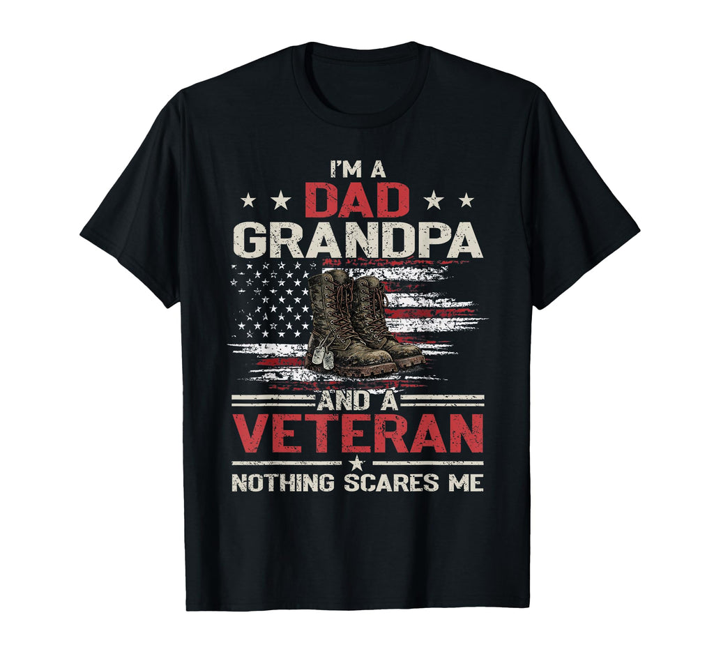 American Flag Im Dad Grandpa And T-Shirt - Casual Everyday Wear Unisex - T-Shirt, Sweatshirt, Hoodie