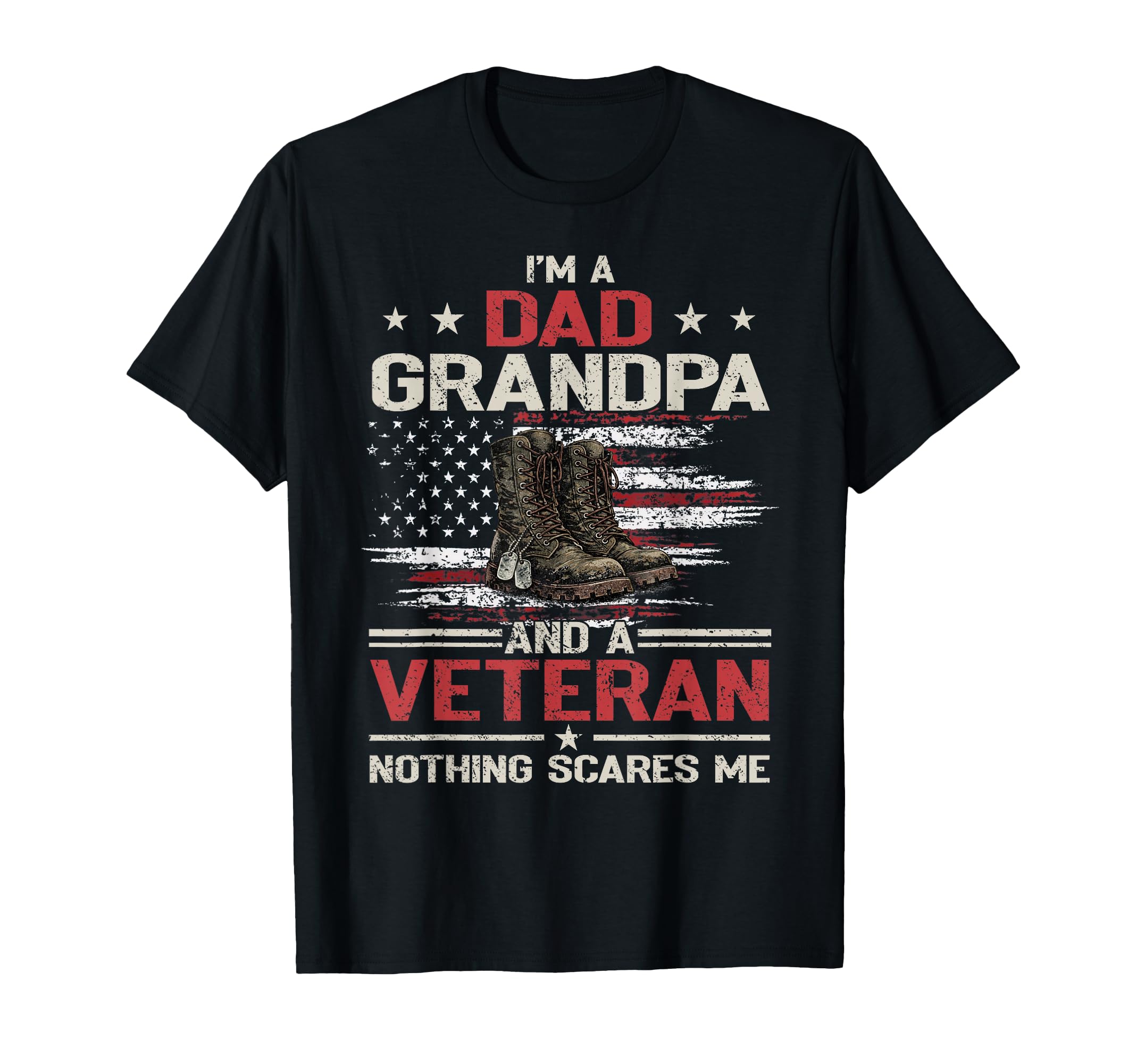 American Flag Im Dad Grandpa And T-Shirt - Casual Everyday Wear Unisex - T-Shirt, Sweatshirt, Hoodie