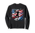 Usa Patriotic Soccer Lover Dad Sweatshirt - Trendy Graphic for Adults - T-Shirt, Sweatshirt, Hoodie