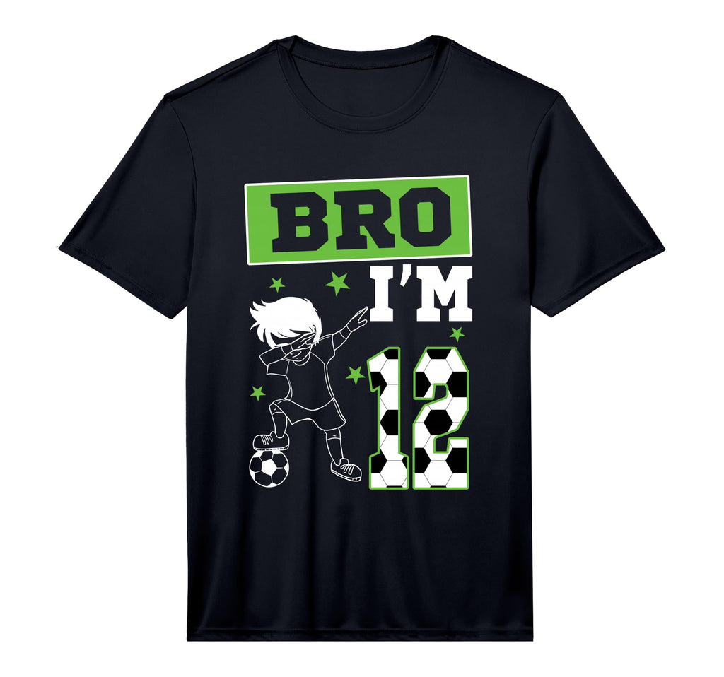 Bro Im 12Th Birthday Soccer Theme Party T-Shirt - Graphic Print Men Women - T-Shirt, Sweatshirt, Hoodie