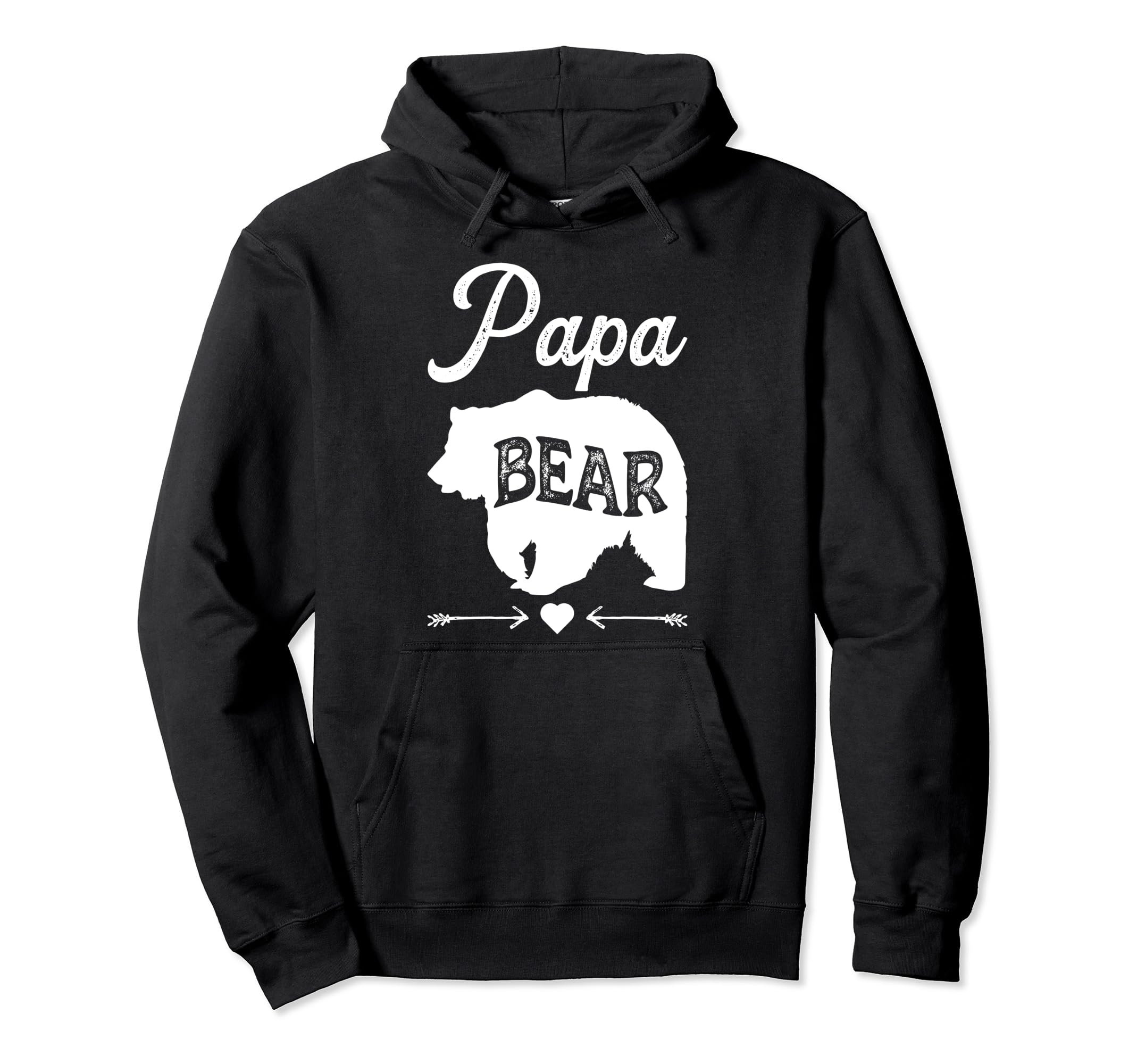 Papa Bear Funny Daddy Fathers Day Hoodie - Casual Everyday Wear for Adults - T-Shirt, Sweatshirt, Hoodie