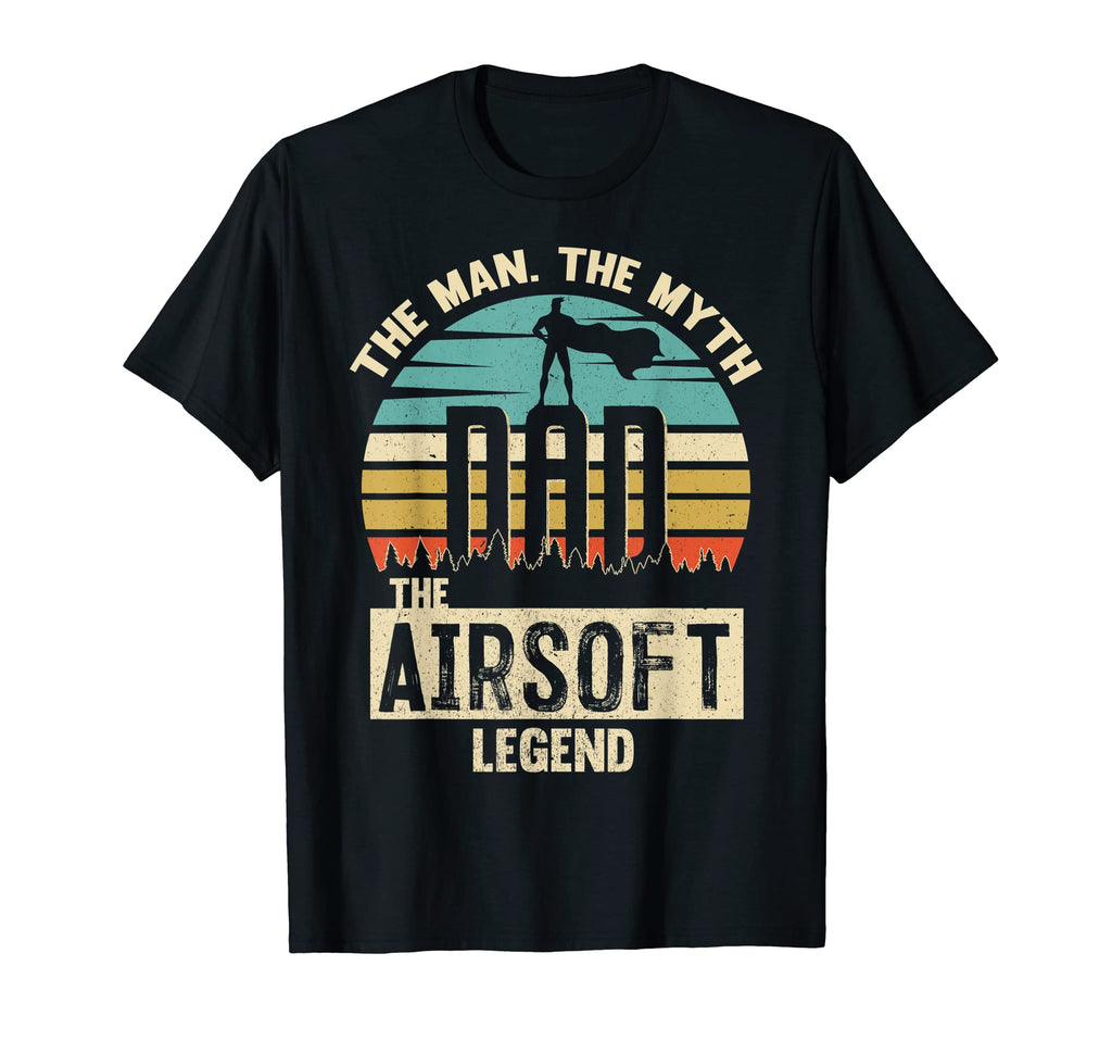 Myth Legend Dad Airsoft T-Shirt - Custom Art Print Men Women - T-Shirt, Sweatshirt, Hoodie