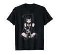 E Anime Goth Bunny Grunge Gothic Outfit T-Shirt - Unique Graphic for Adults - T-Shirt, Sweatshirt, Hoodie