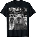Cool Capybara Selfie - Adult & Kids T-Shirts, Sweatshirts & Hoodies apparel design preview 1