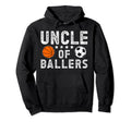 Uncle Ballers Proud Soccer Basketball Hoodie - Minimalist Print Men Women - T-Shirt, Sweatshirt, Hoodie