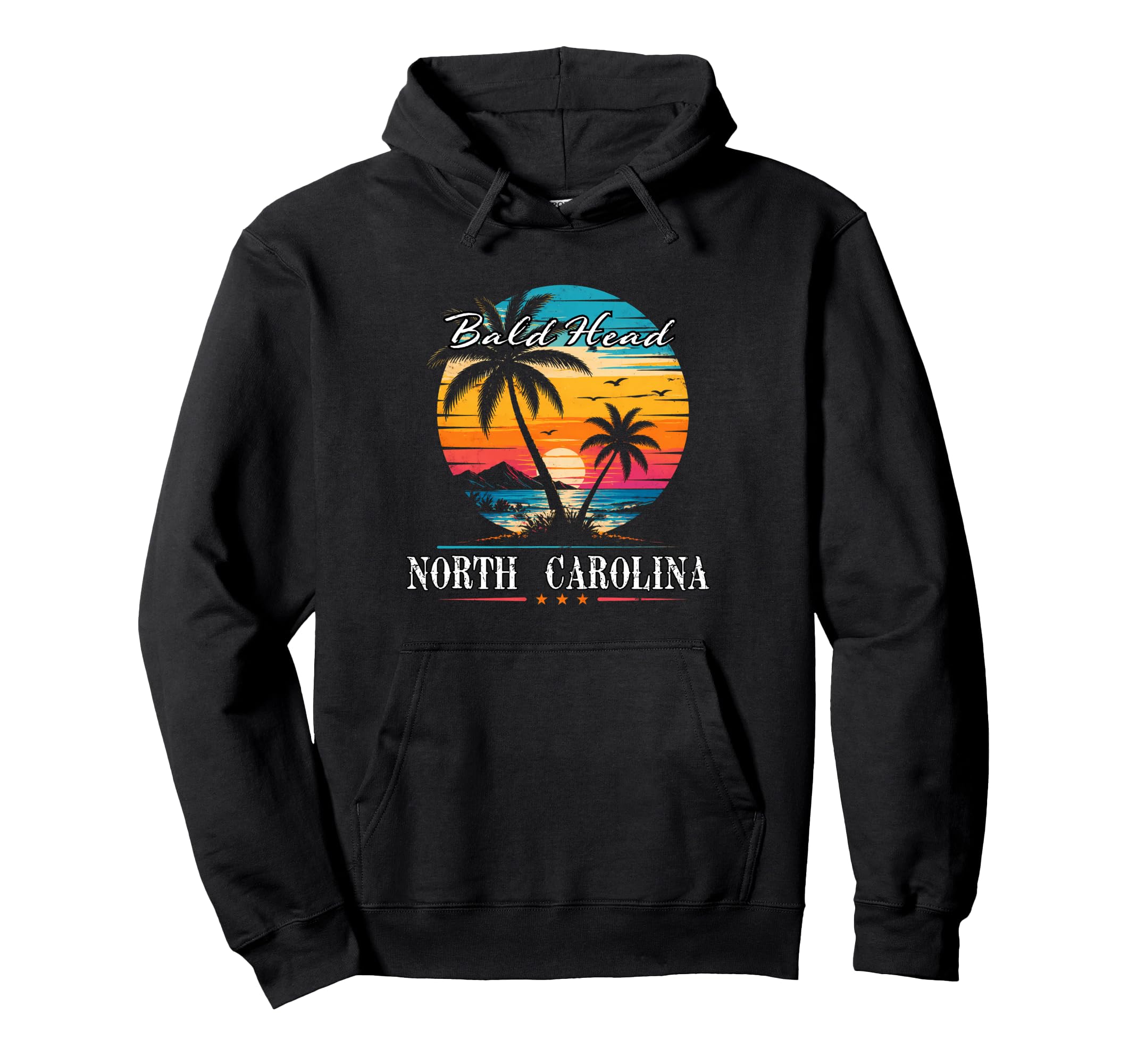 Bald Head North Carolina Beach Summer Hoodie - Streetwear Style Unisex - T-Shirt, Sweatshirt, Hoodie
