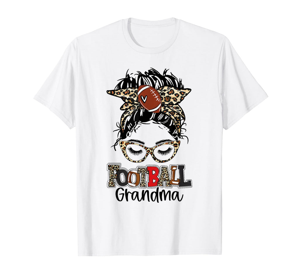 Leopard Messy Bun Grandma Life T-Shirt - Streetwear Style Men Women - T-Shirt, Sweatshirt, Hoodie