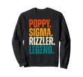 Funny Poppy Sigma Rizzler Legend Sweatshirt - Custom Art Print for Adults - T-Shirt, Sweatshirt, Hoodie