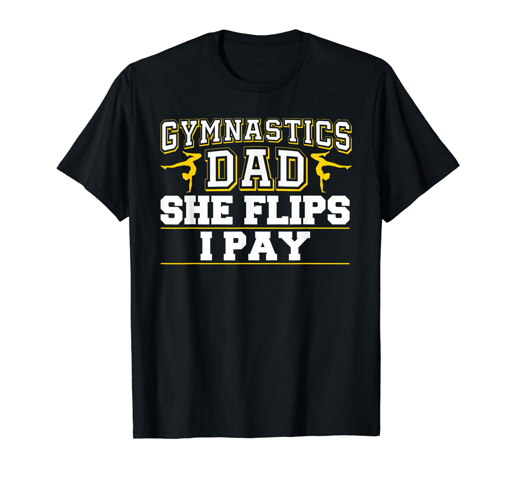 Funny Gymnastics Dad Father Dada T-Shirt - Trendy Graphic for Adults - T-Shirt, Sweatshirt, Hoodie