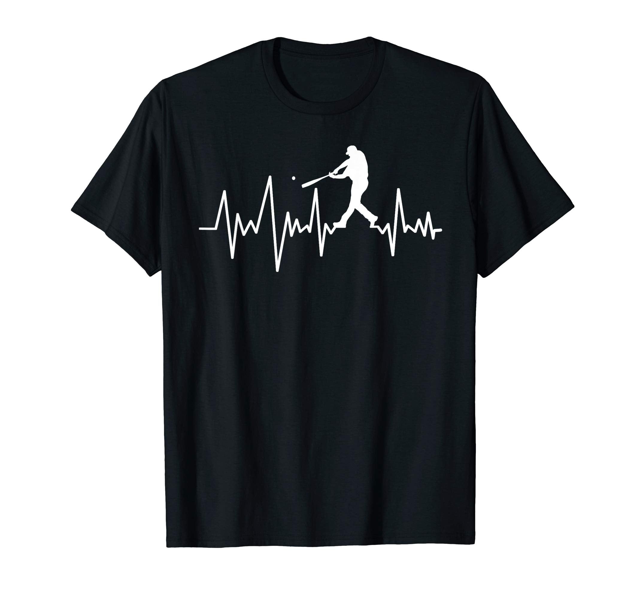 Baseball Heartbeat Lovers Gifts Mom Dad T-Shirt - Aesthetic Graphic Unisex - T-Shirt, Sweatshirt, Hoodie